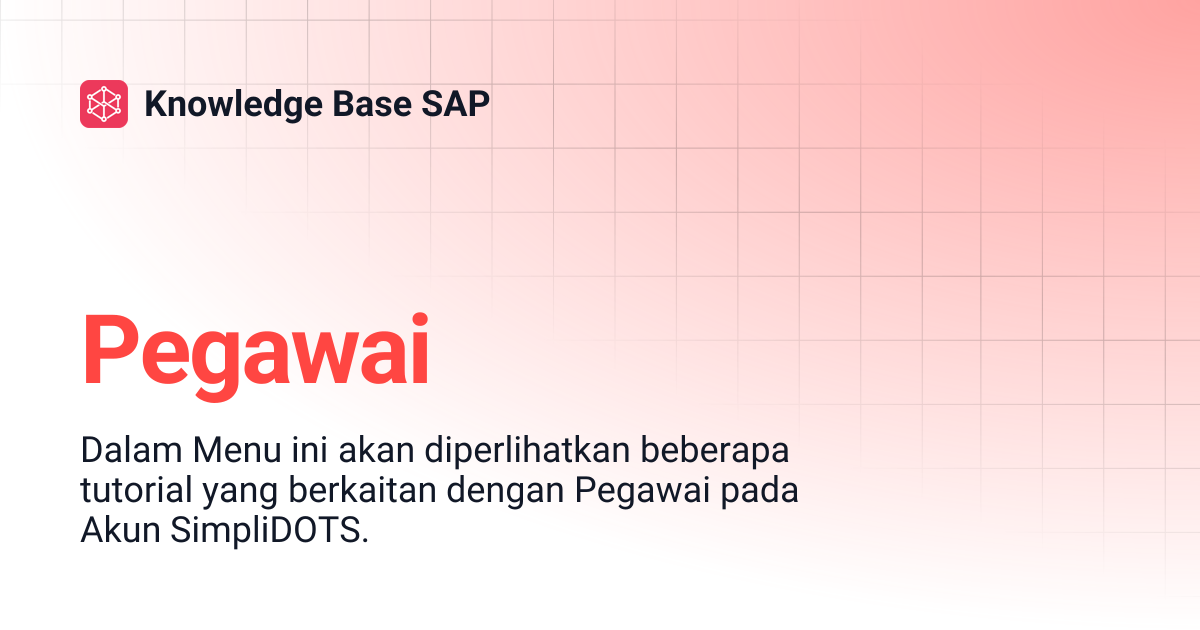 Pegawai | Knowledge Base SAP