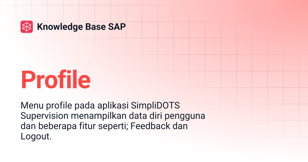 Profile | Knowledge Base SAP